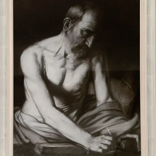 Saint Jerome, after Caravaggio